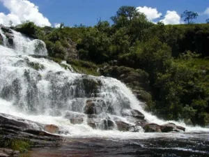 Cachoeira Casca D'Anta de 186m do Rio São Francisco na Serra da Canastra