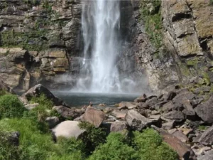 Cachoeira Casca D'Anta de 186m do Rio São Francisco na Serra da Canastra