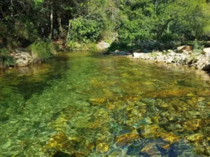 Velho Chico Rio São Francisco na Serra da Canastra que passa bem pertinho da Pousada Irmão Sol